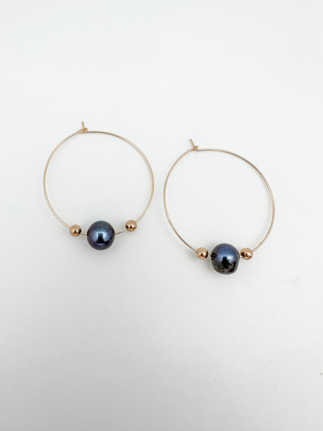 Freshwater Pearl Hoop Earrings