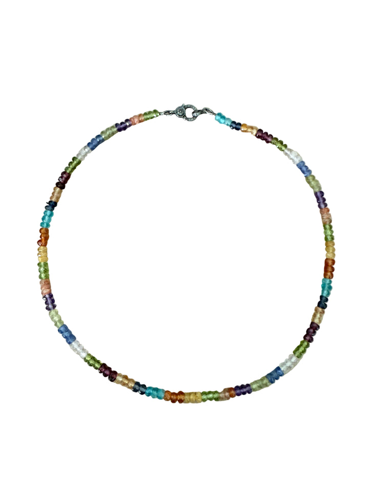 Faceted Gemstone Necklace