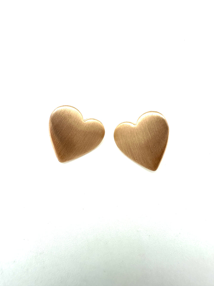 Gold Heart Earring