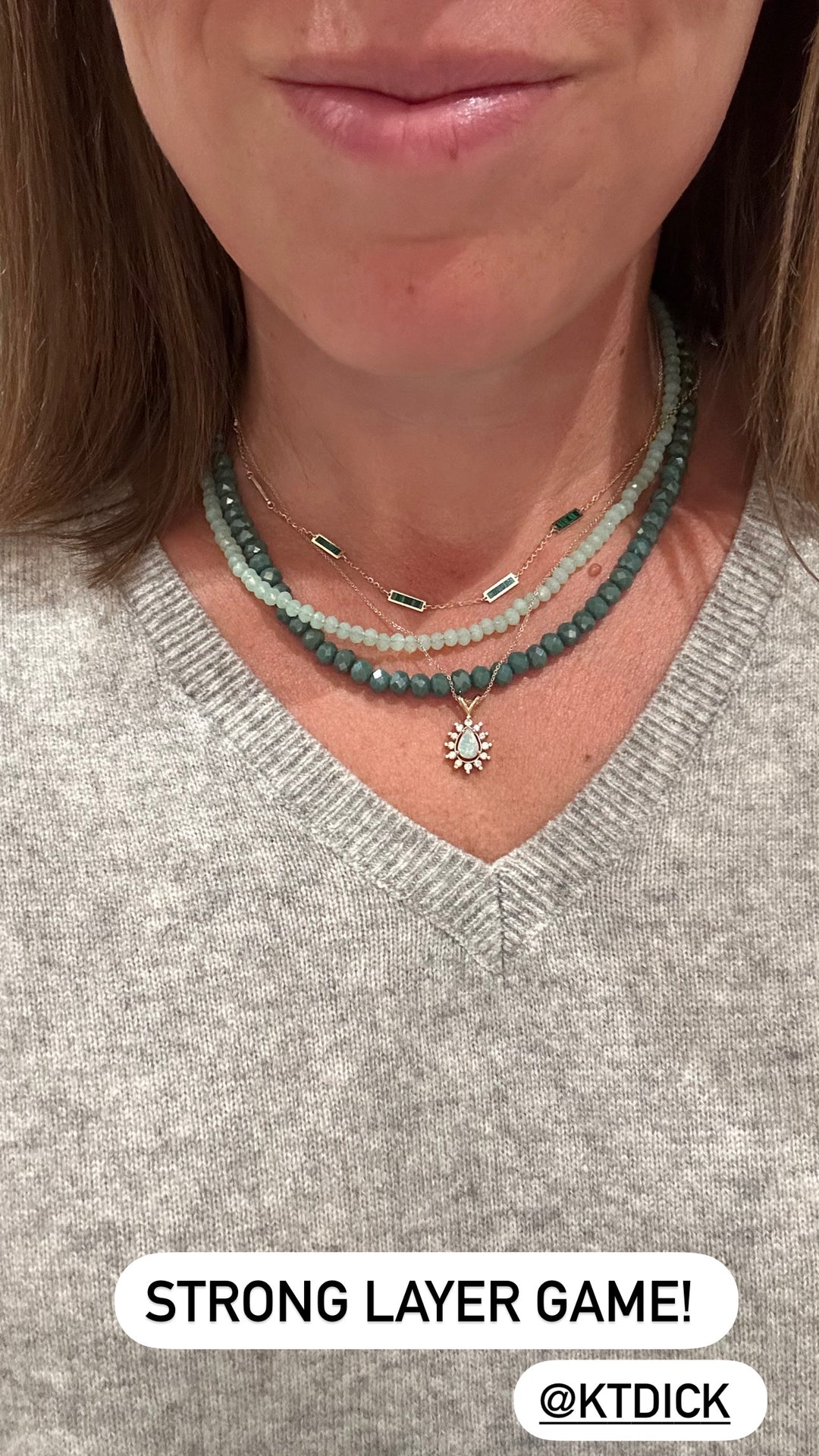 Teal Green Crystal Choker Necklace – Audrey Allman Designs