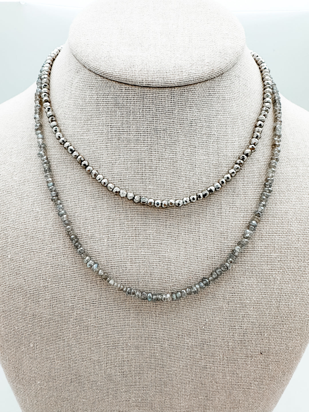 Silver Pyrite Necklace