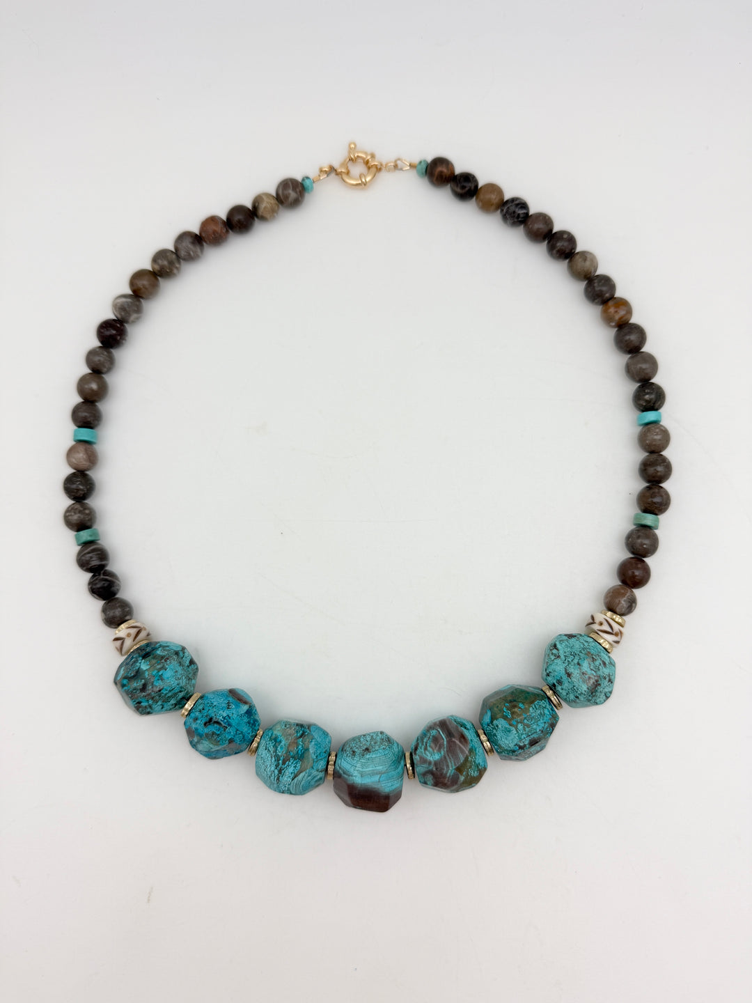 Turquoise Chrysocolla Necklace