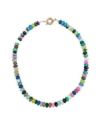 Fall Mix Candy Bead Necklace