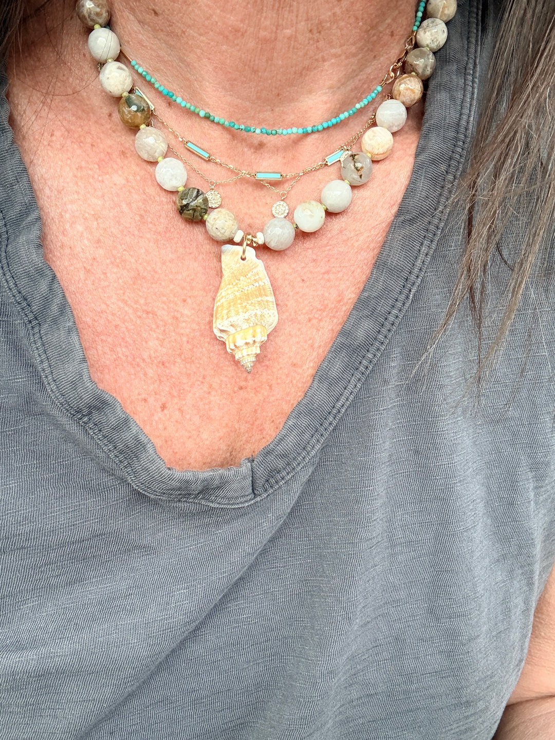 Never Enough Shell Necklace