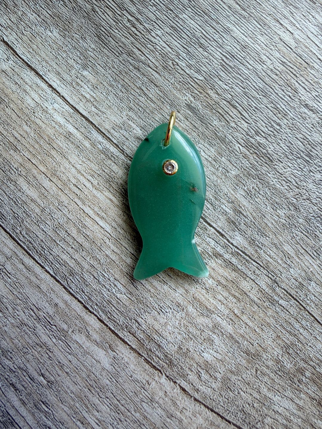 Aventurine Fish Necklace