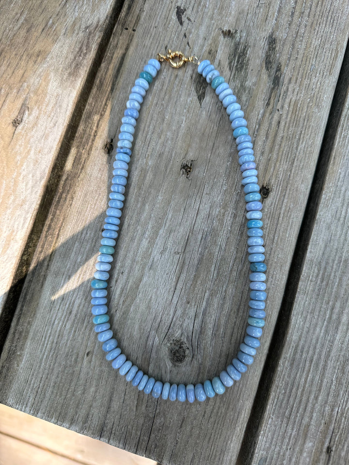 Palm Beach Light Blue Necklace