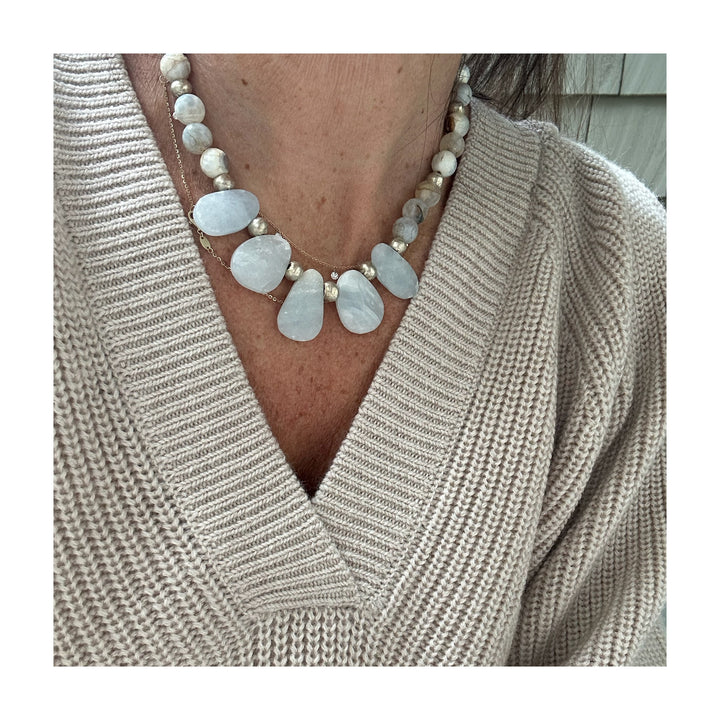 Agate Gemstone Necklace
