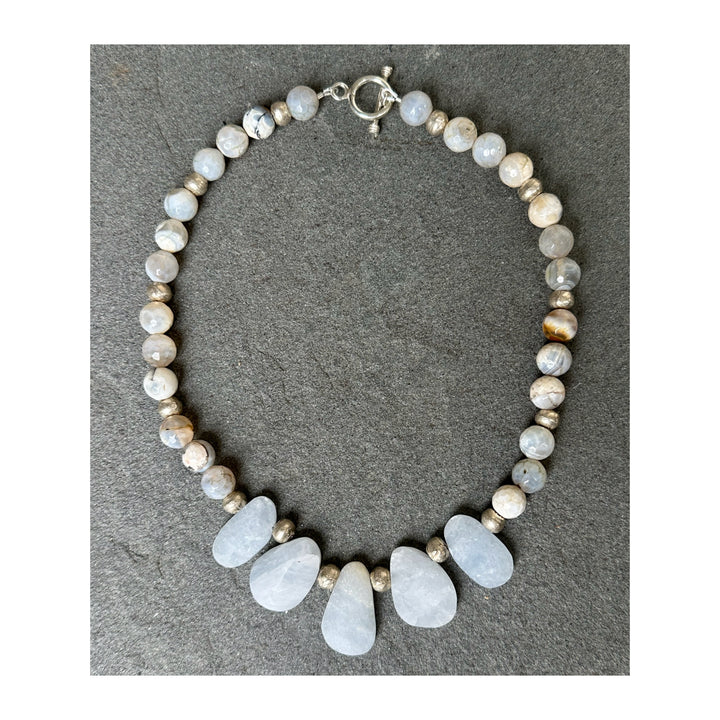 Agate Gemstone Necklace