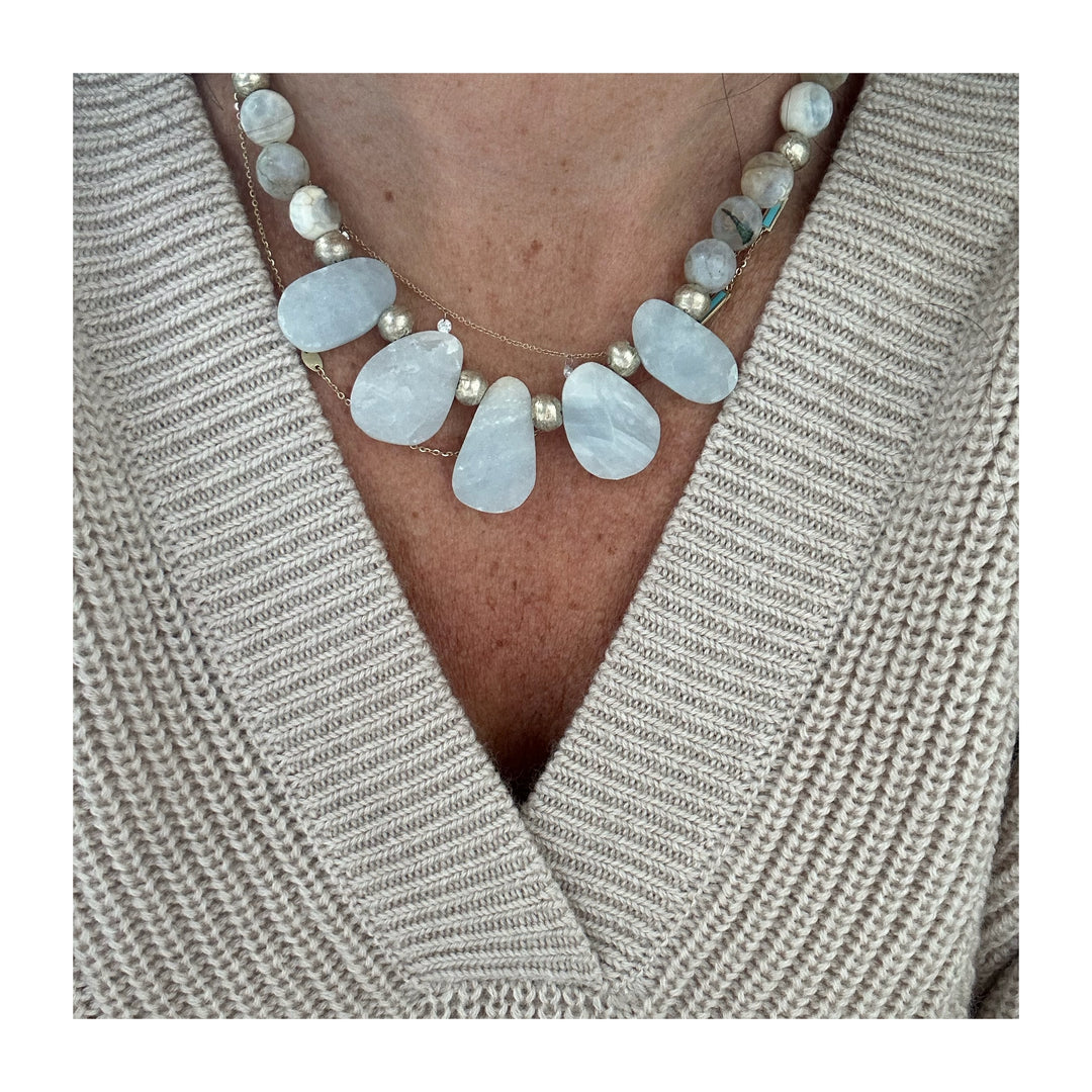Agate Gemstone Necklace