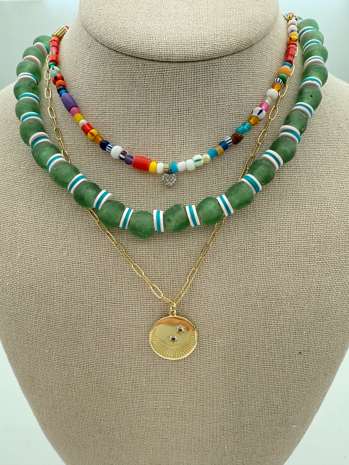 Green Poolside Necklace