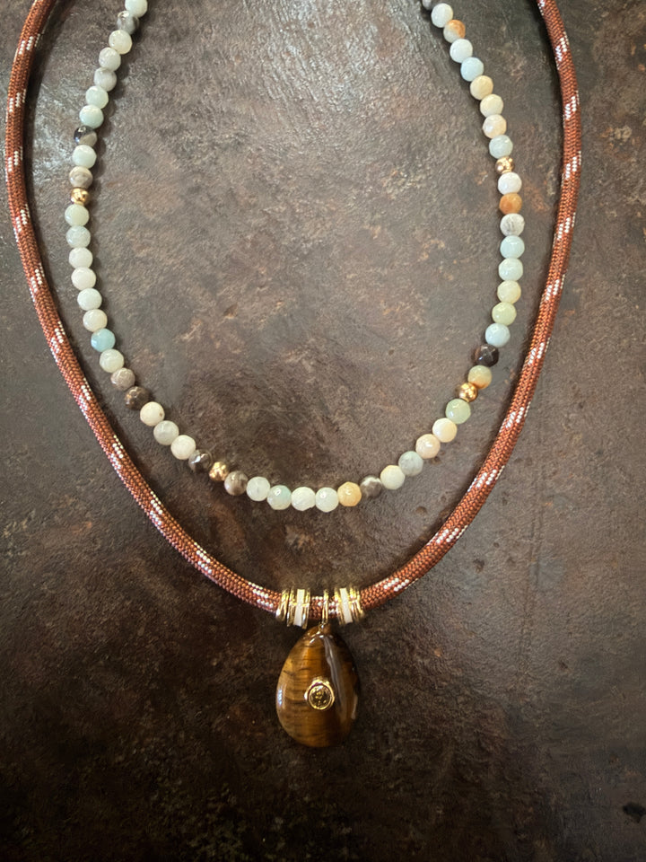 Amazonite Layer Necklace