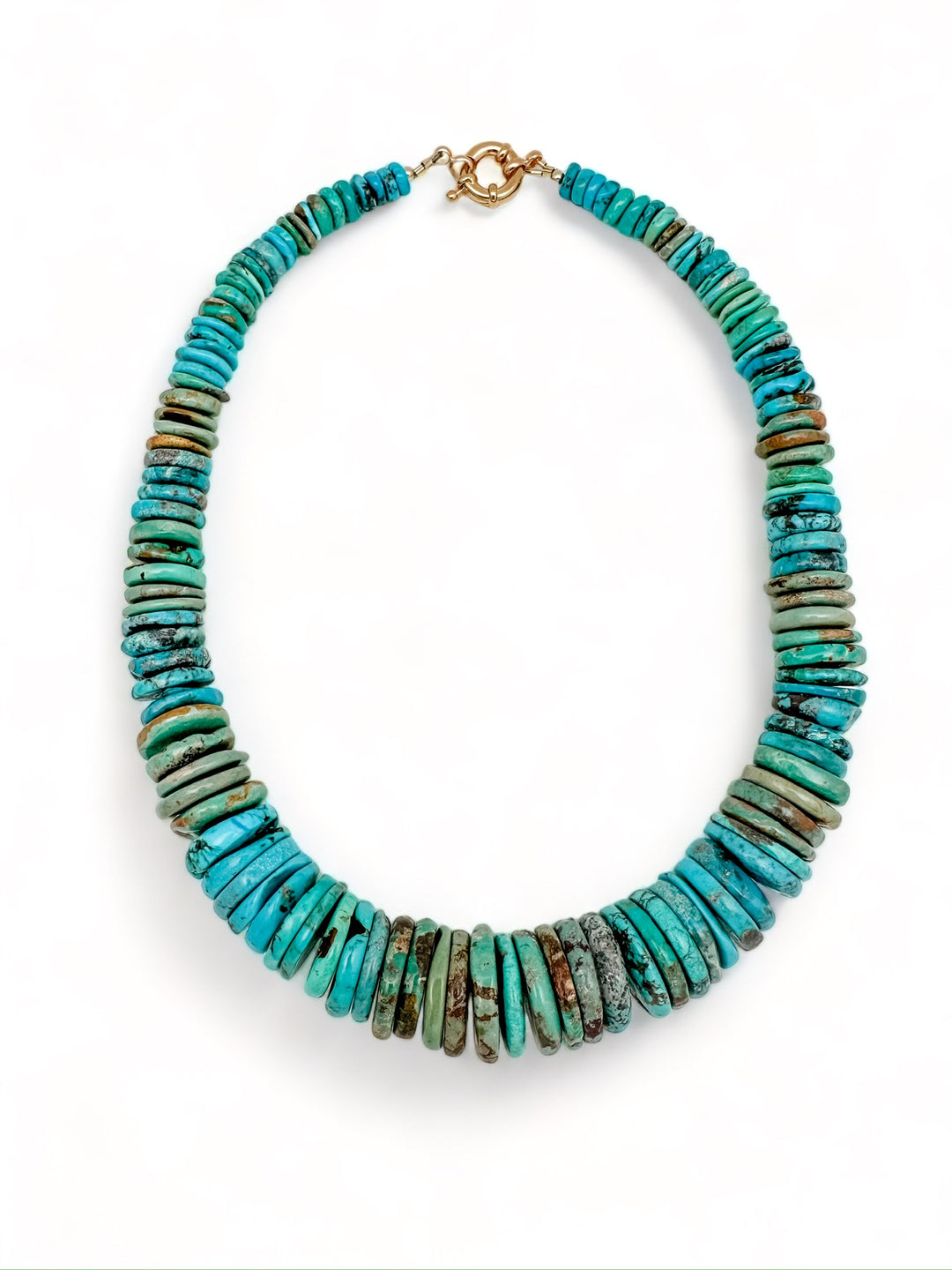 Natural turquoise, statement, necklace