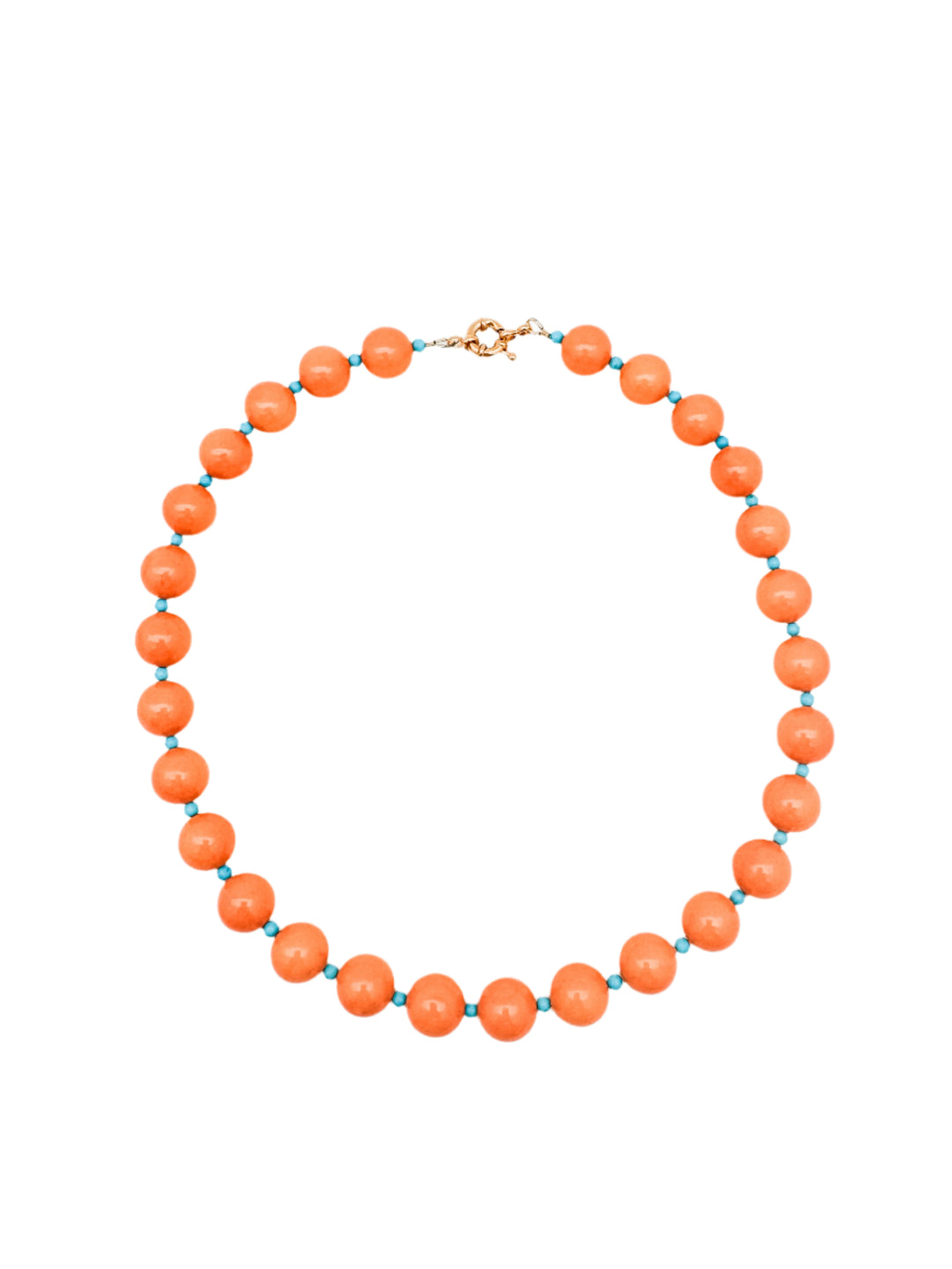 Orange Gumball Necklace