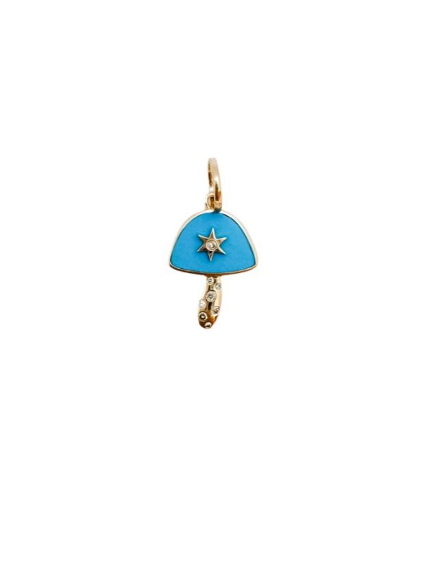 Turquoise Mushroom with Star