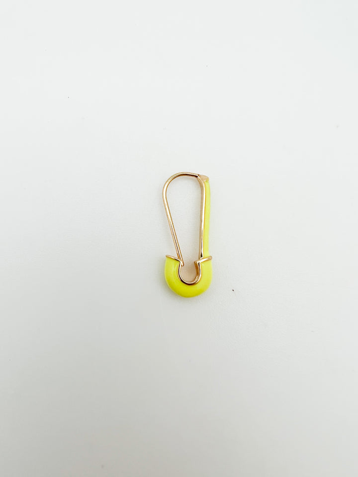 Paperclip Enamel Charm