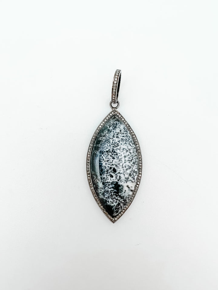 Snow Opal Pendant