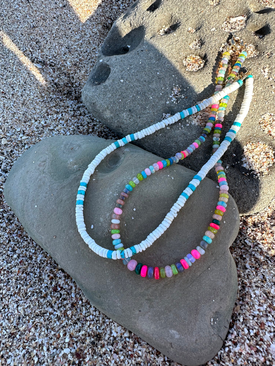 Medium Disco Opal Necklace