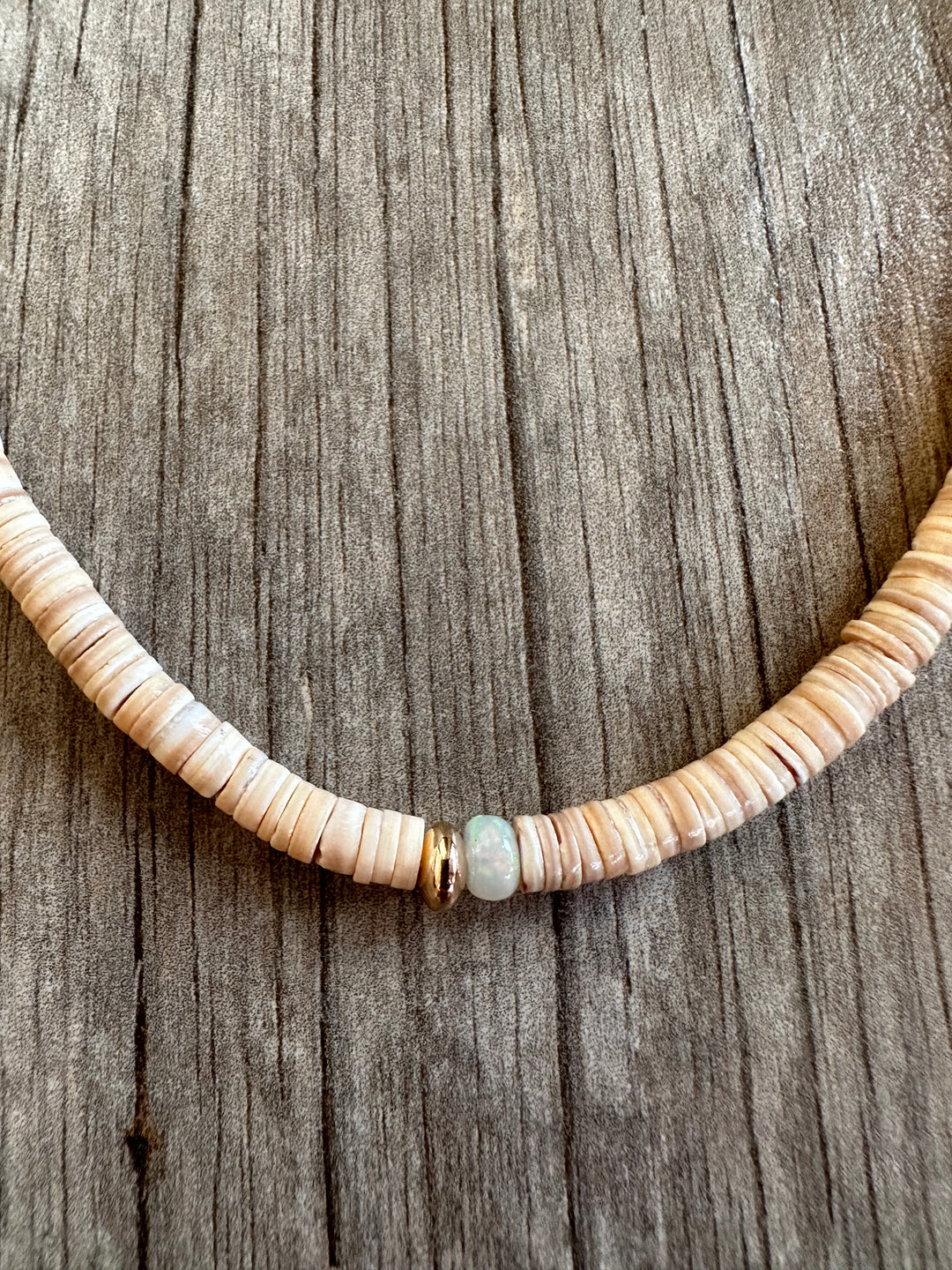 Shell and Opal Necklace
