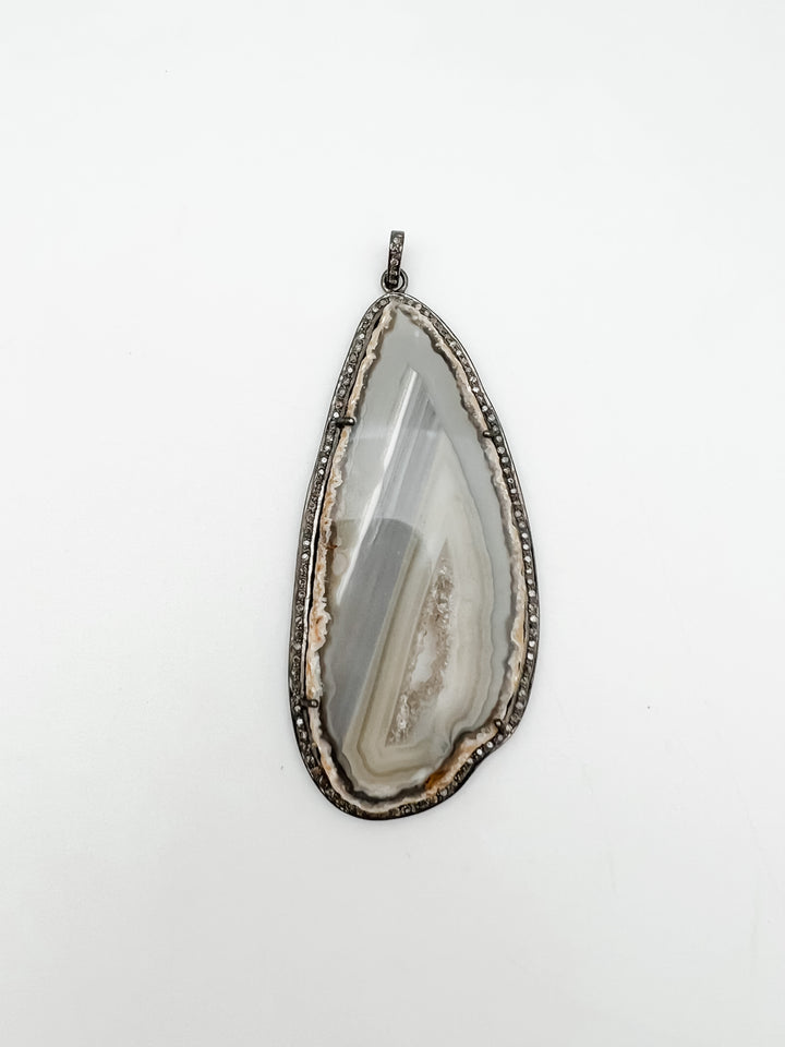 Large Agate Pendant
