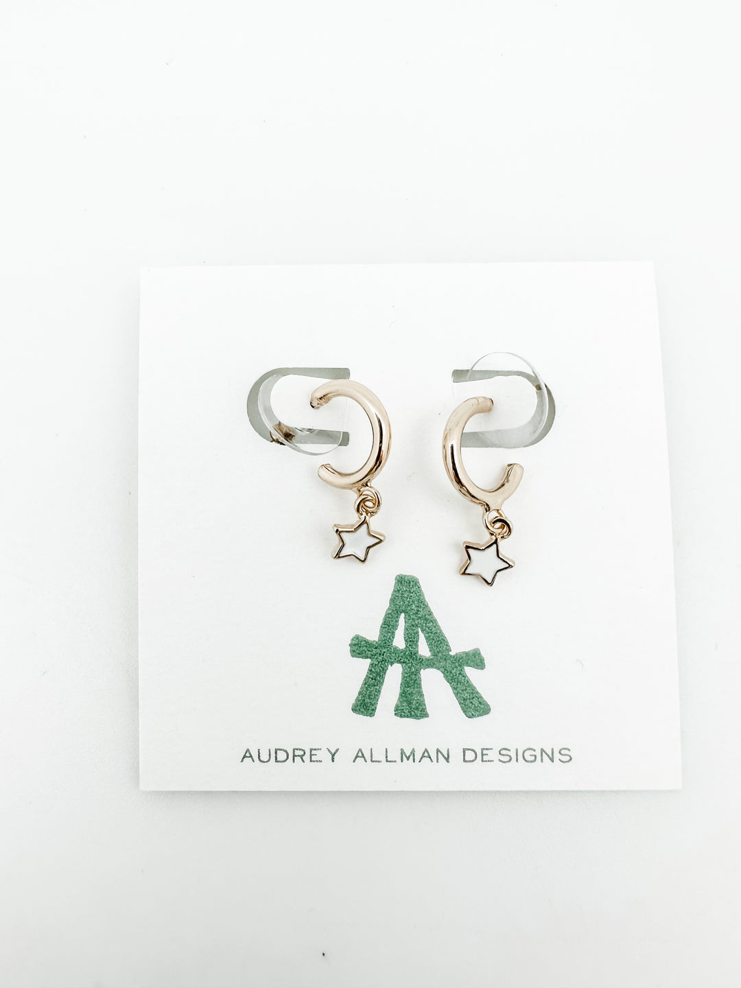 Star Huggie Earrings