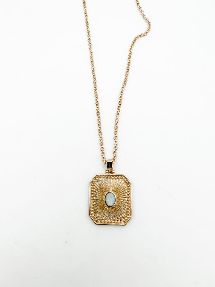 Gold Chain Pendant Necklace