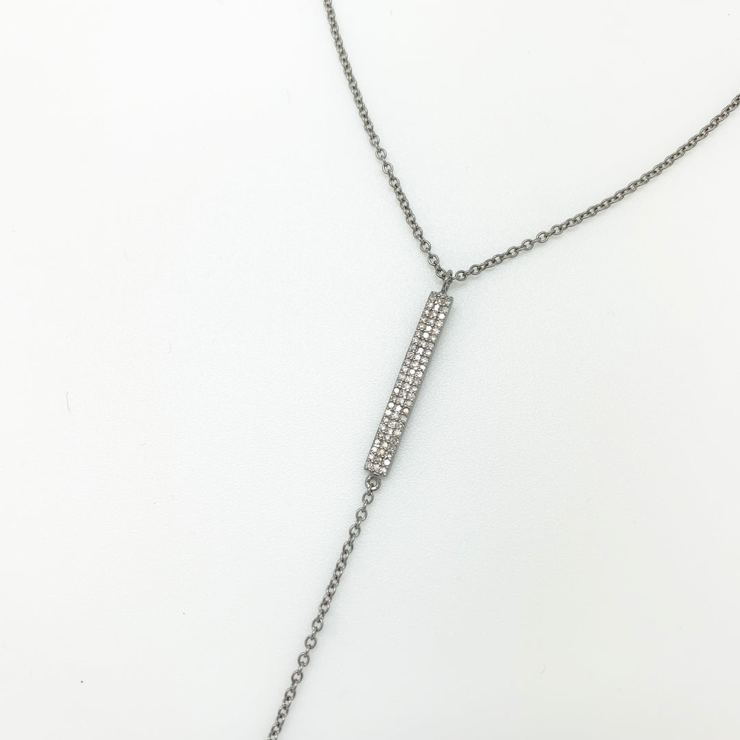 Pave Diamond Lariat