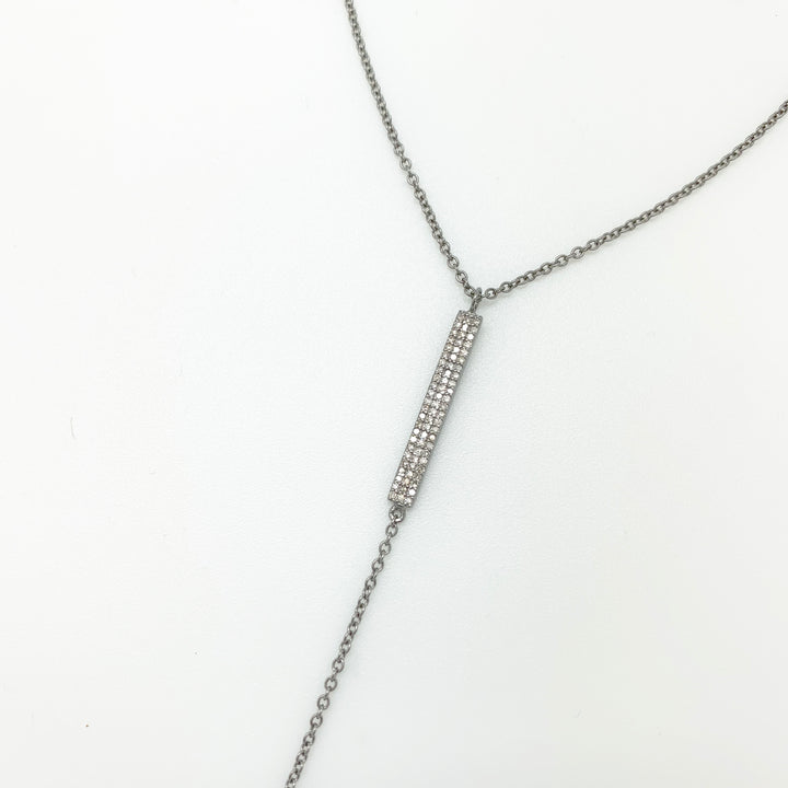 Pave Diamond Lariat