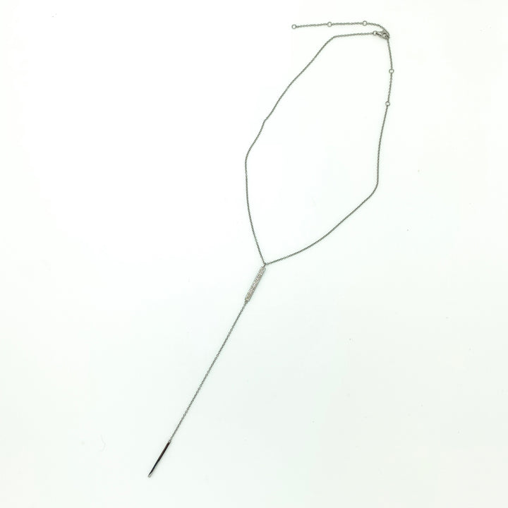 Pave Diamond Lariat