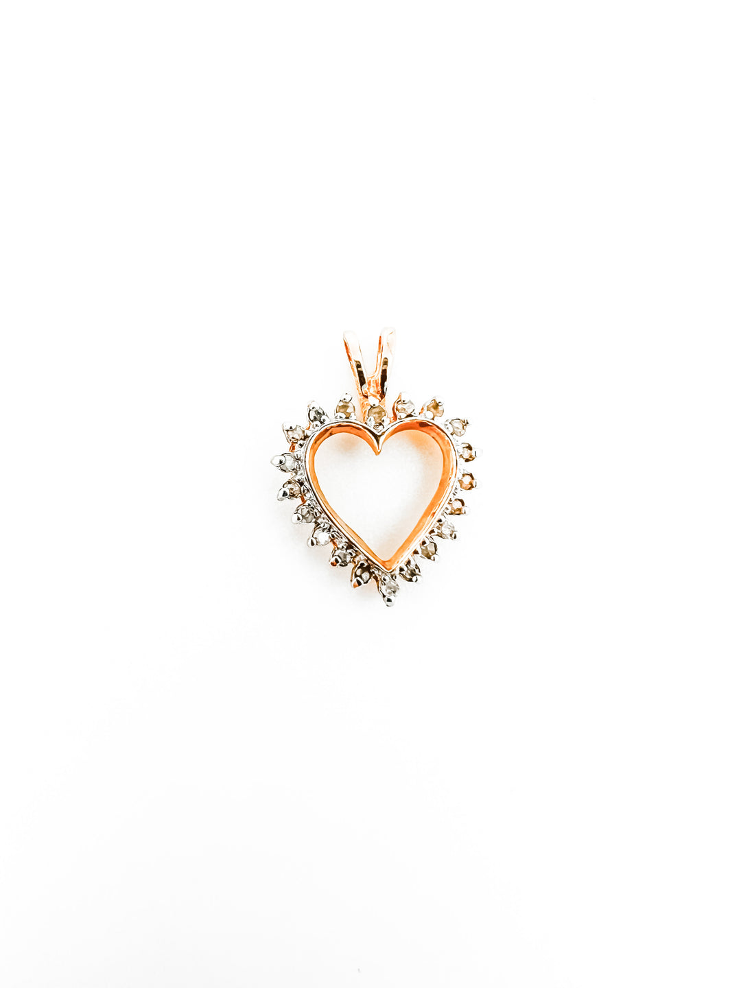 Diamond Open Heart Pendant