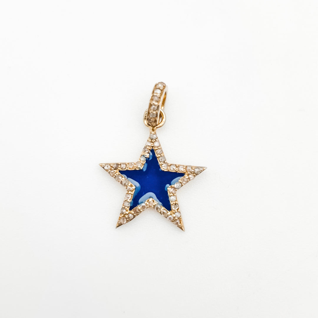 Enamel Star Charm