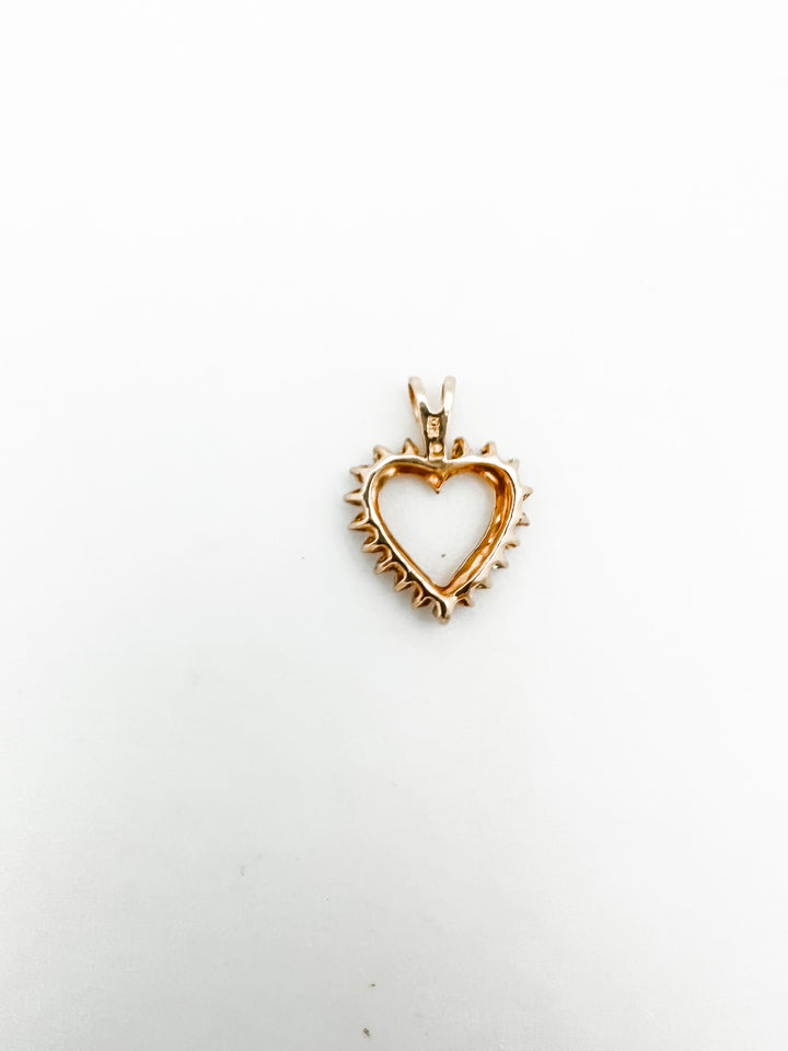 Diamond Open Heart Pendant