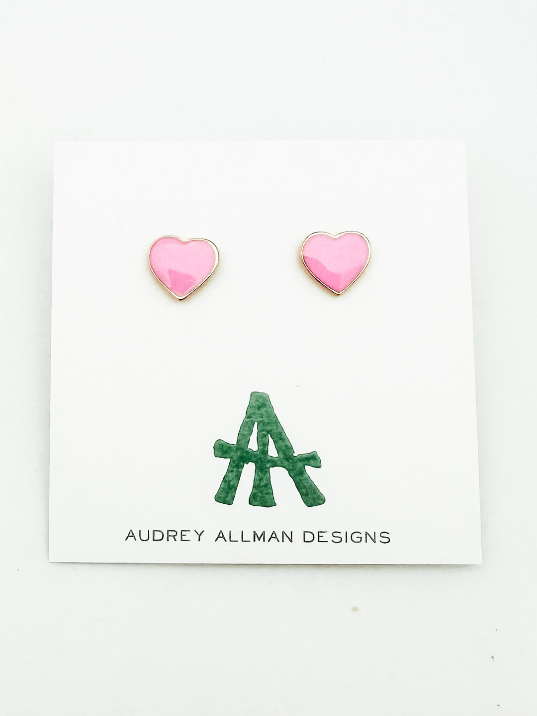 Enamel Heart Stud