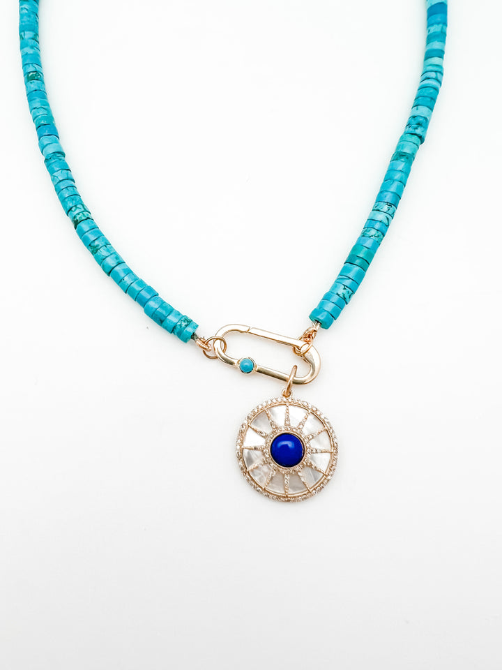 Turquoise Connector Necklace