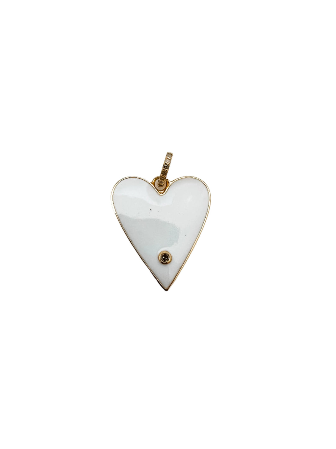 Enamel Heart Pendant