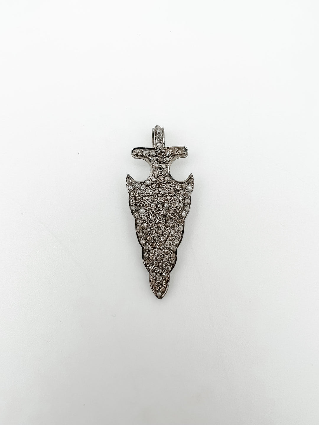 Small Pave Diamond Arrowhead