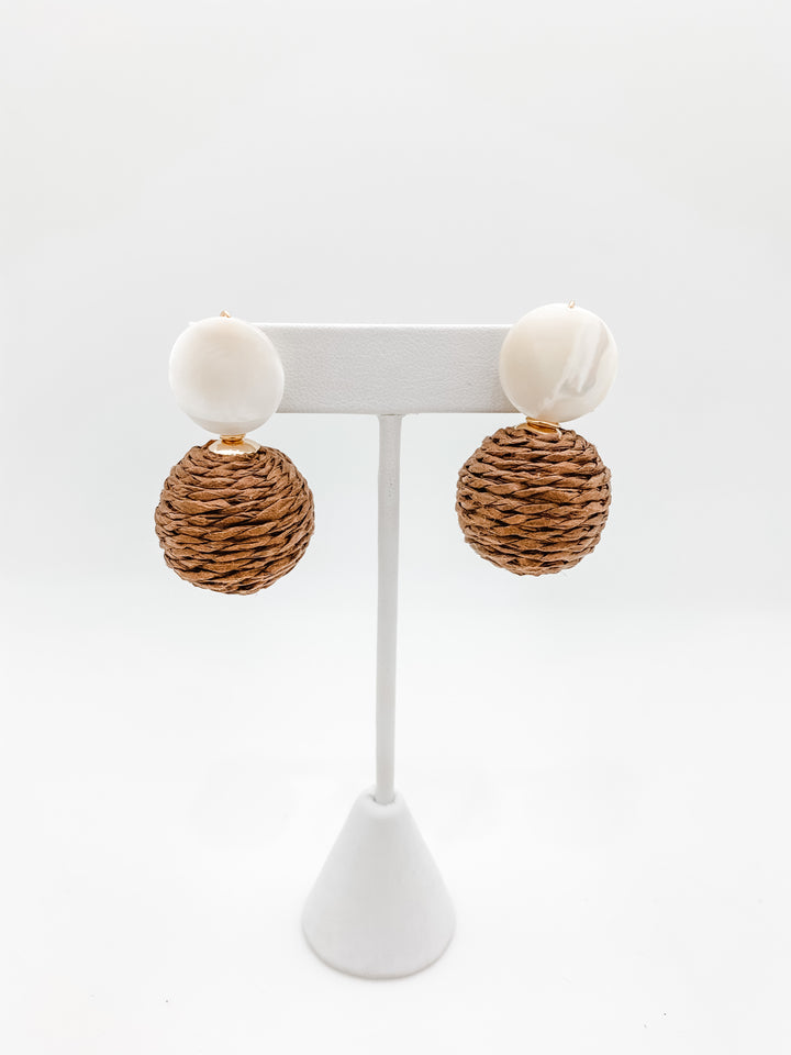 Lulu Earring Brown